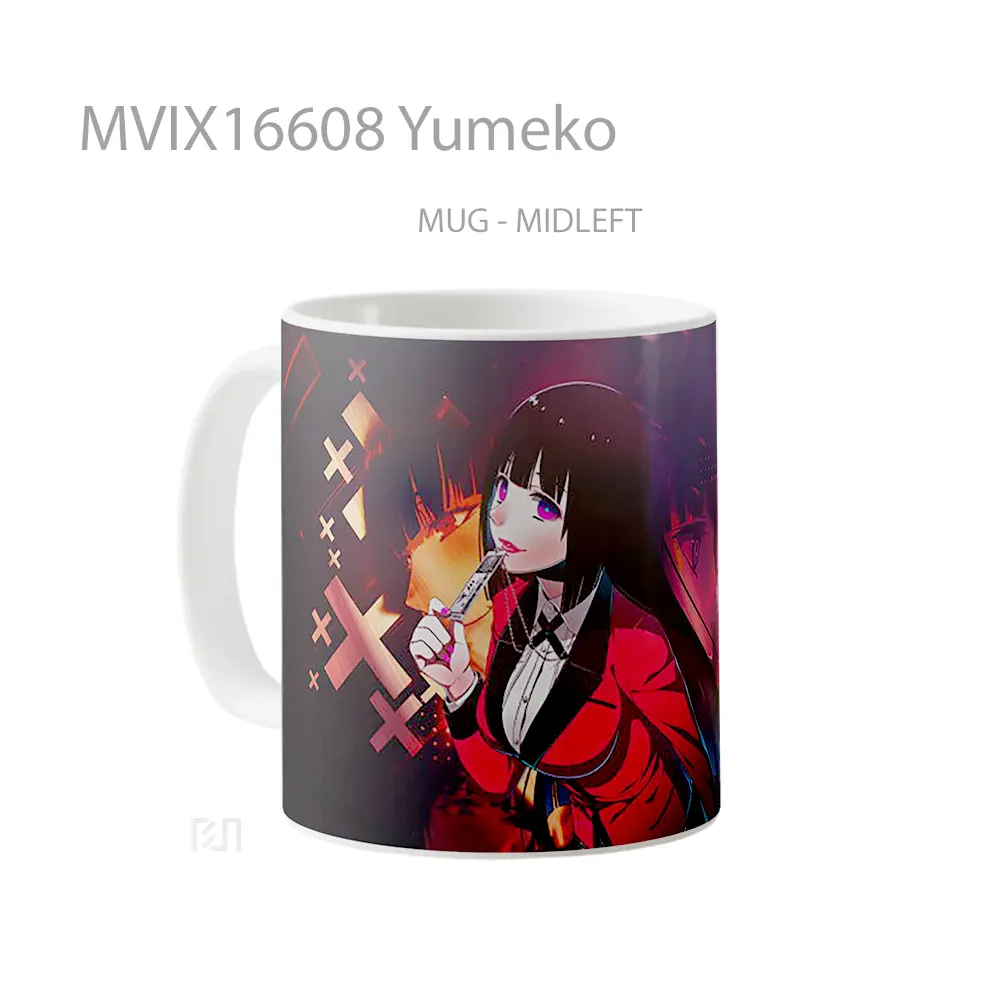 Mug Yumeko Full Wrap Lanscape - All-side / Desain