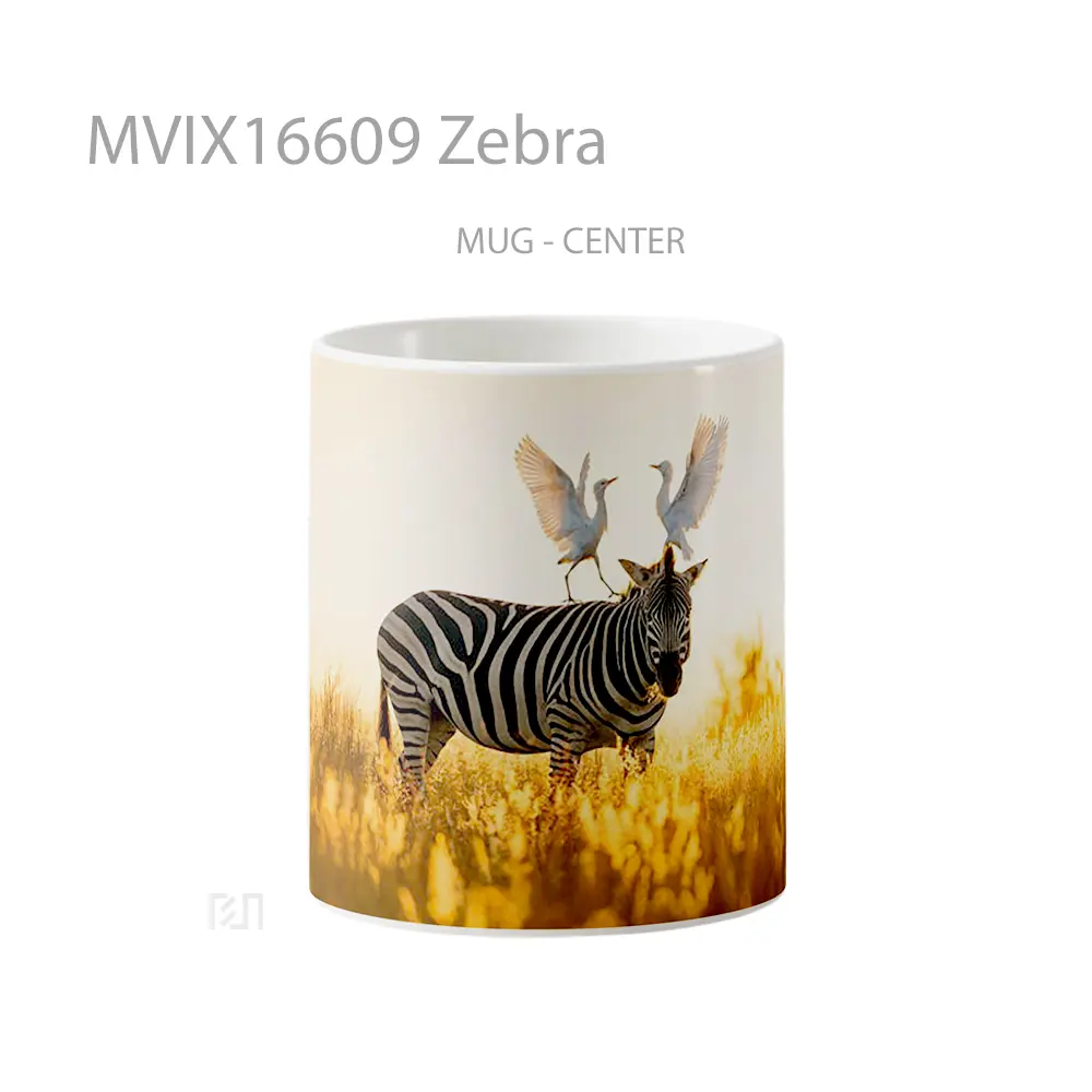 Mug Zebra Full Wrap Lanscape