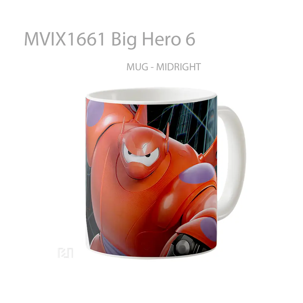 Mug Big Hero 6 Full Wrap Lanscape - All-side / Desain