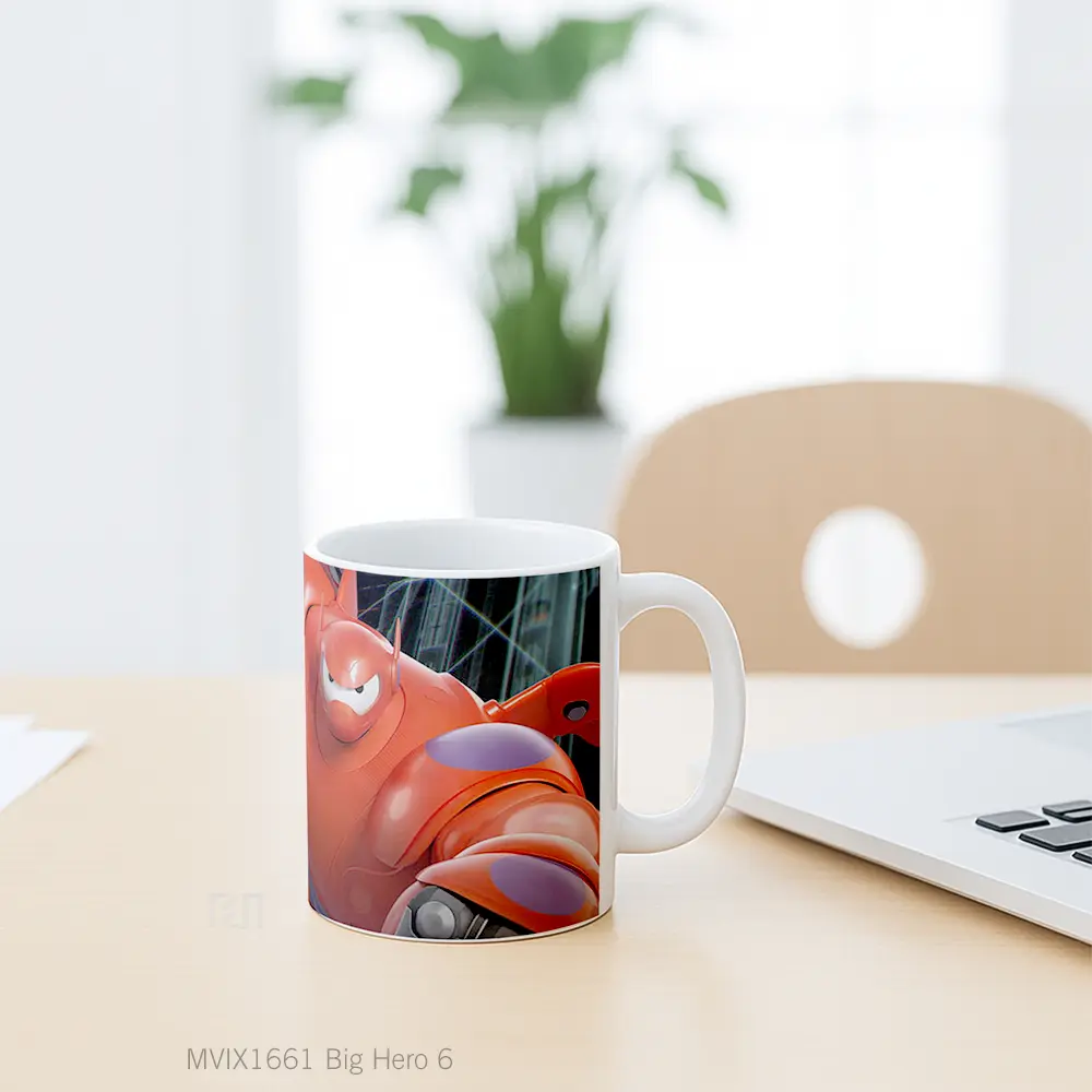 Mug Big Hero 6 Full Wrap Lanscape - All-side / Desain