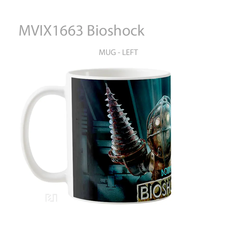 Mug Bioshock Full Wrap Lanscape - All-side / Desain