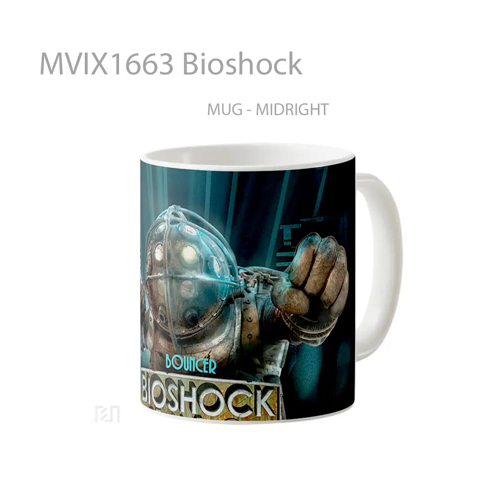 Mug Bioshock Full Wrap Lanscape - All-side / Desain