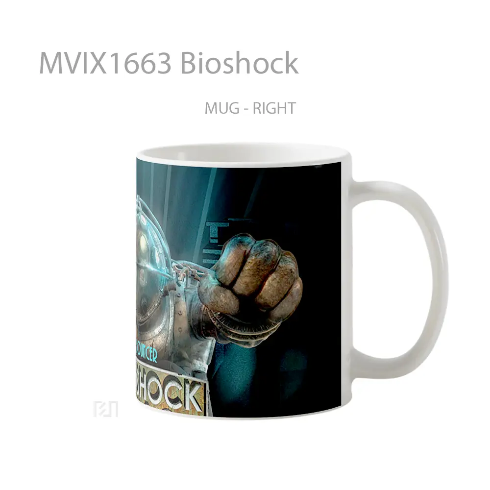 Mug Bioshock Full Wrap Lanscape - All-side / Desain