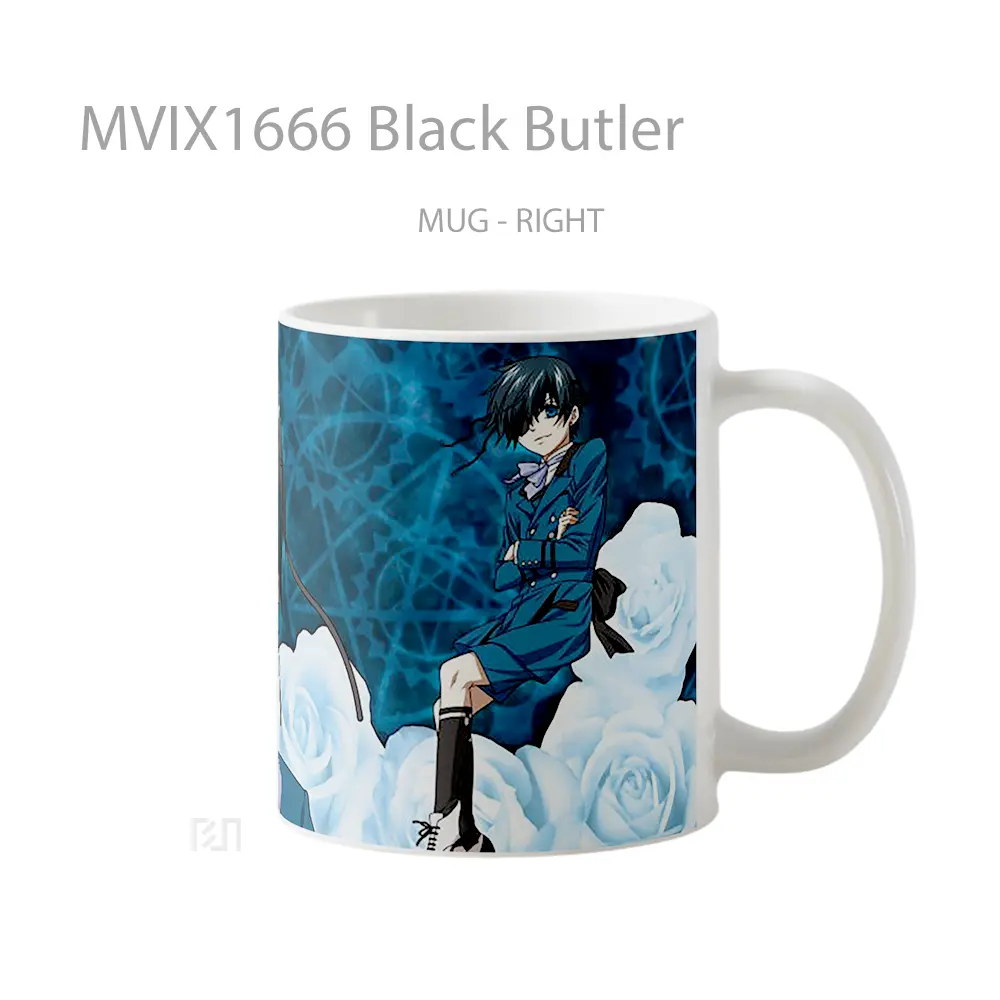 Mug Black Butler Full Wrap Lanscape - All-side / Desain