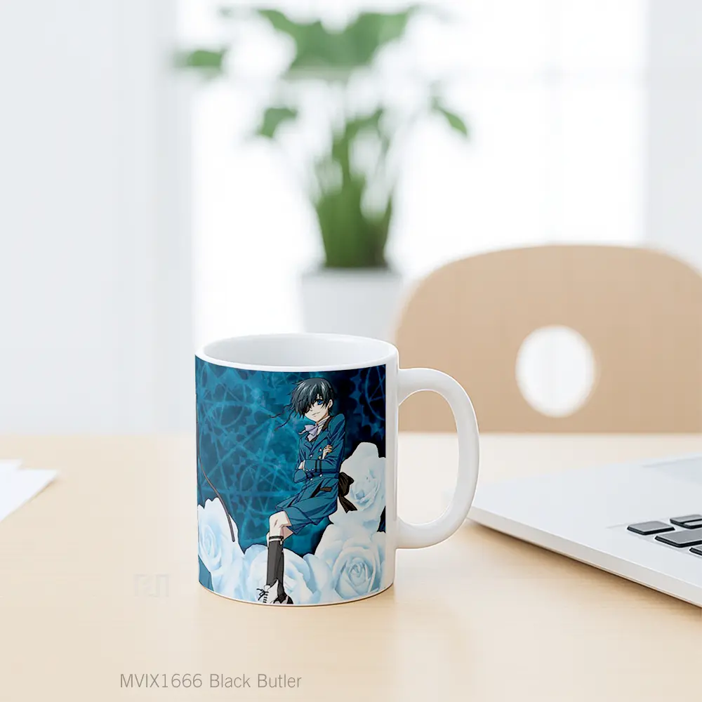 Mug Black Butler Full Wrap Lanscape - All-side / Desain