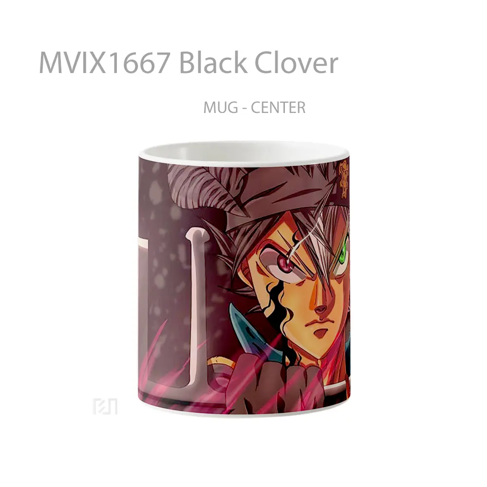 Mug Black Clover Full Wrap Lanscape