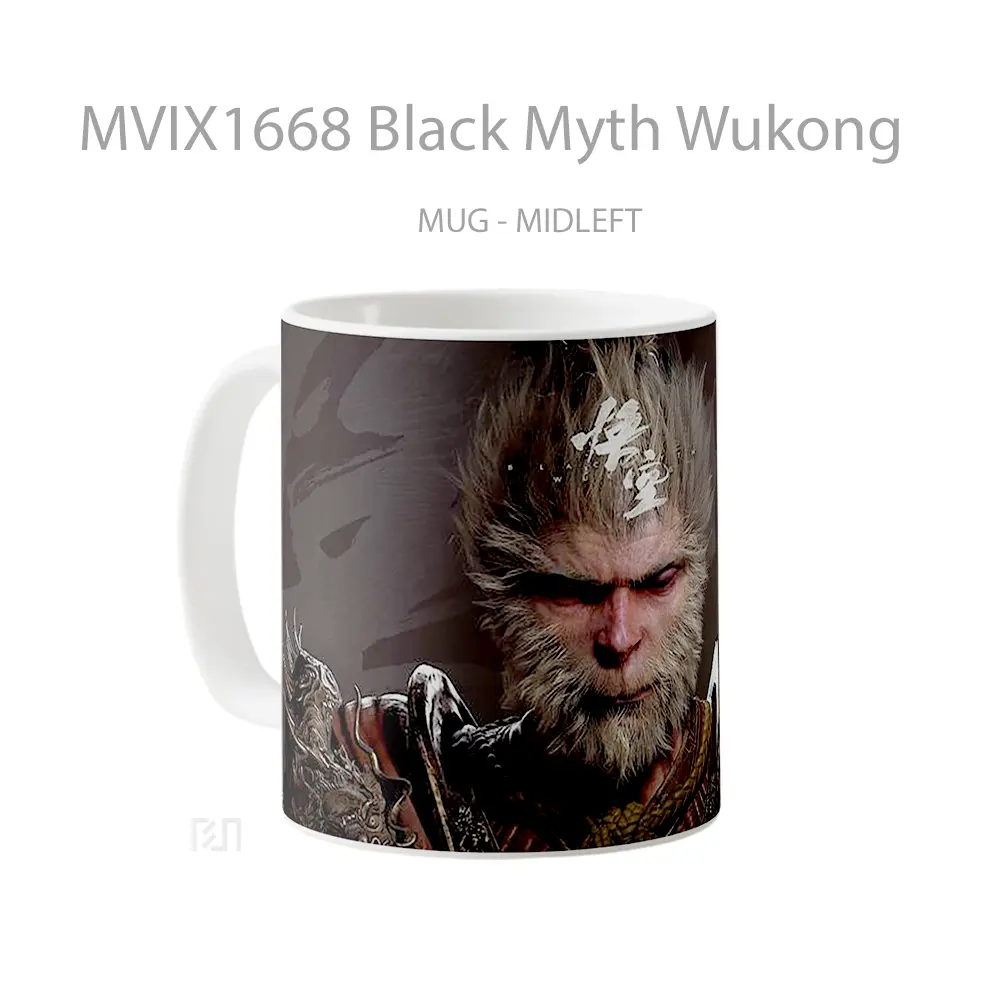 Mug Black Myth Wukong Full Wrap Lanscape - All-side / Desain