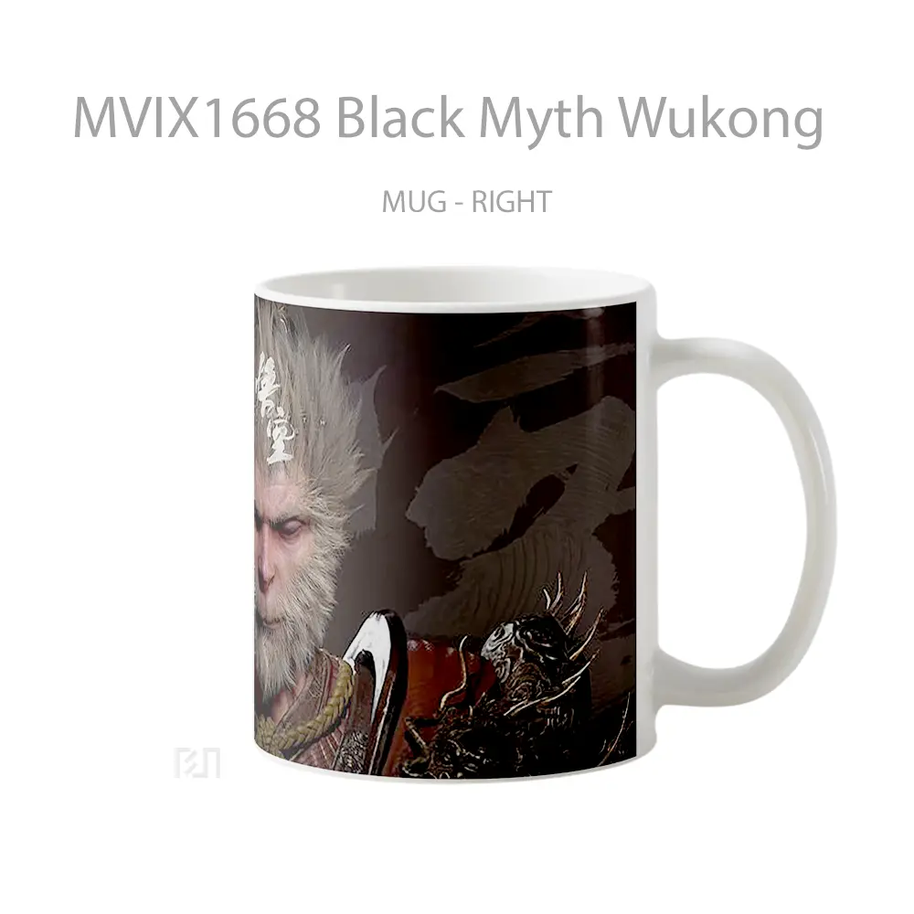Mug Black Myth Wukong Full Wrap Lanscape - All-side / Desain