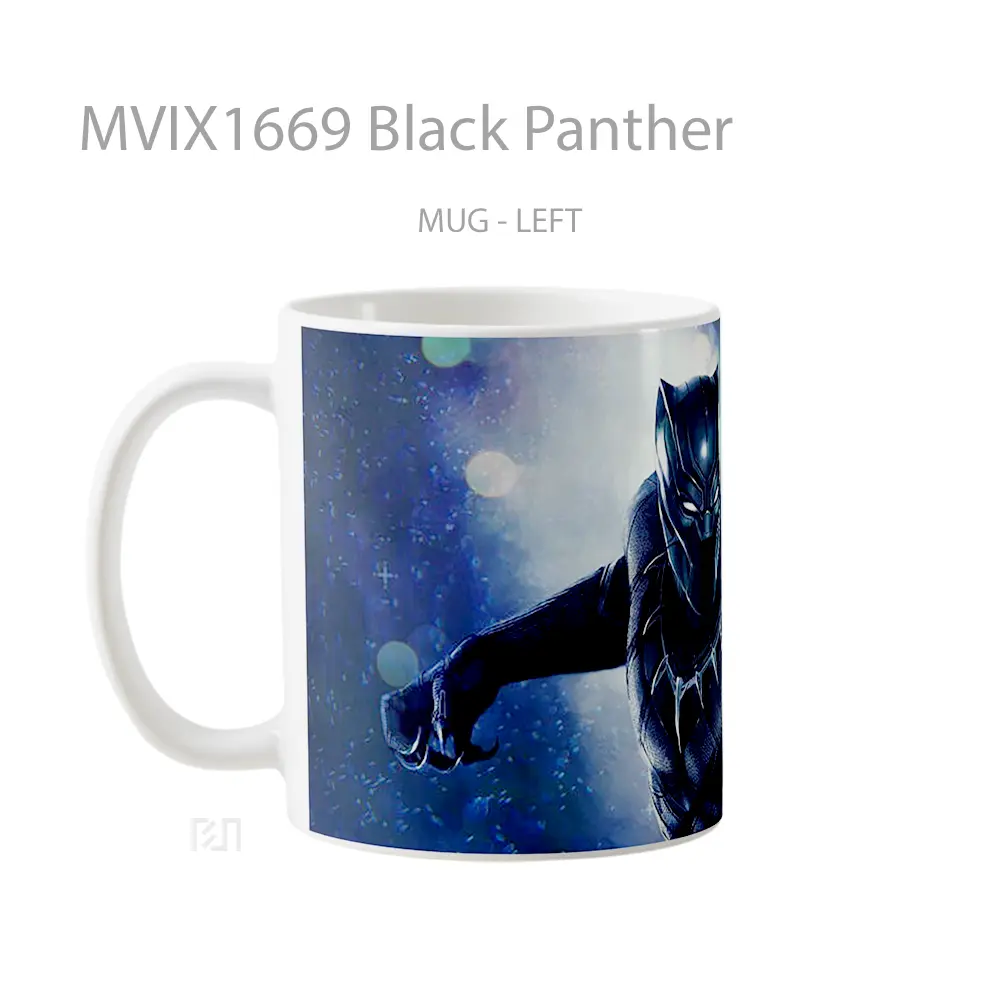 Mug Black Panther Full Wrap Lanscape - All-side / Desain