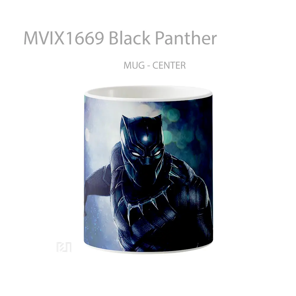 Mug Black Panther Full Wrap Lanscape