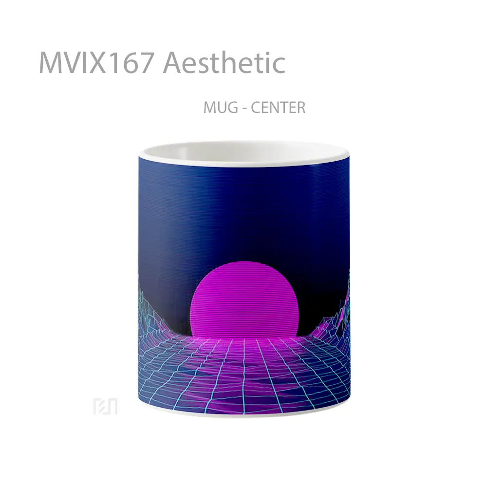 Mug Aesthetic Full Wrap Lanscape