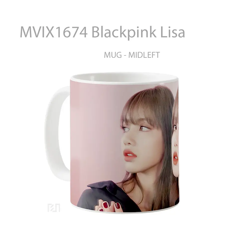 Mug Blackpink Lisa Full Wrap Lanscape - All-side / Desain