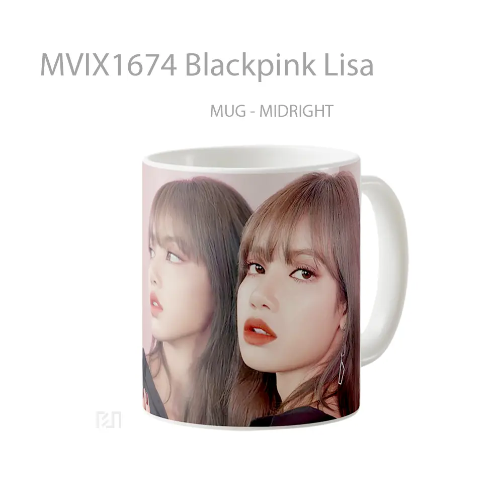 Mug Blackpink Lisa Full Wrap Lanscape - All-side / Desain