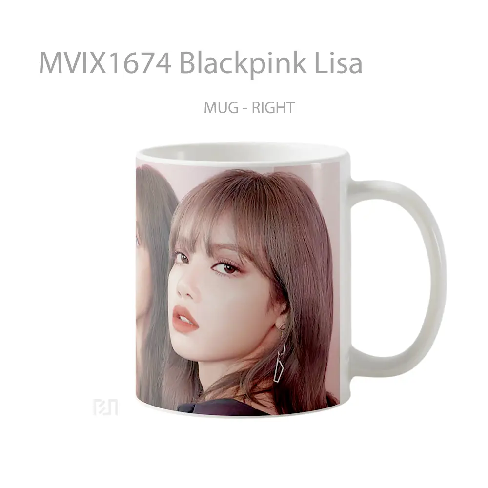 Mug Blackpink Lisa Full Wrap Lanscape - All-side / Desain
