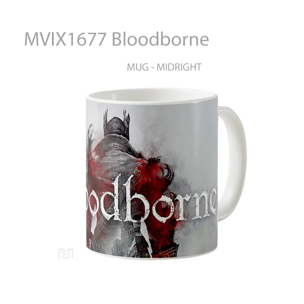Mug Bloodborne Full Wrap Lanscape - All-side / Desain
