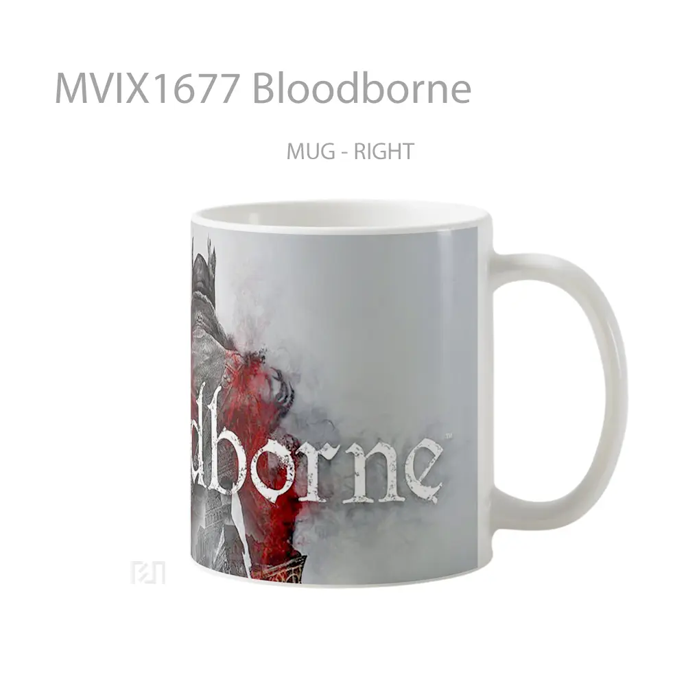 Mug Bloodborne Full Wrap Lanscape - All-side / Desain