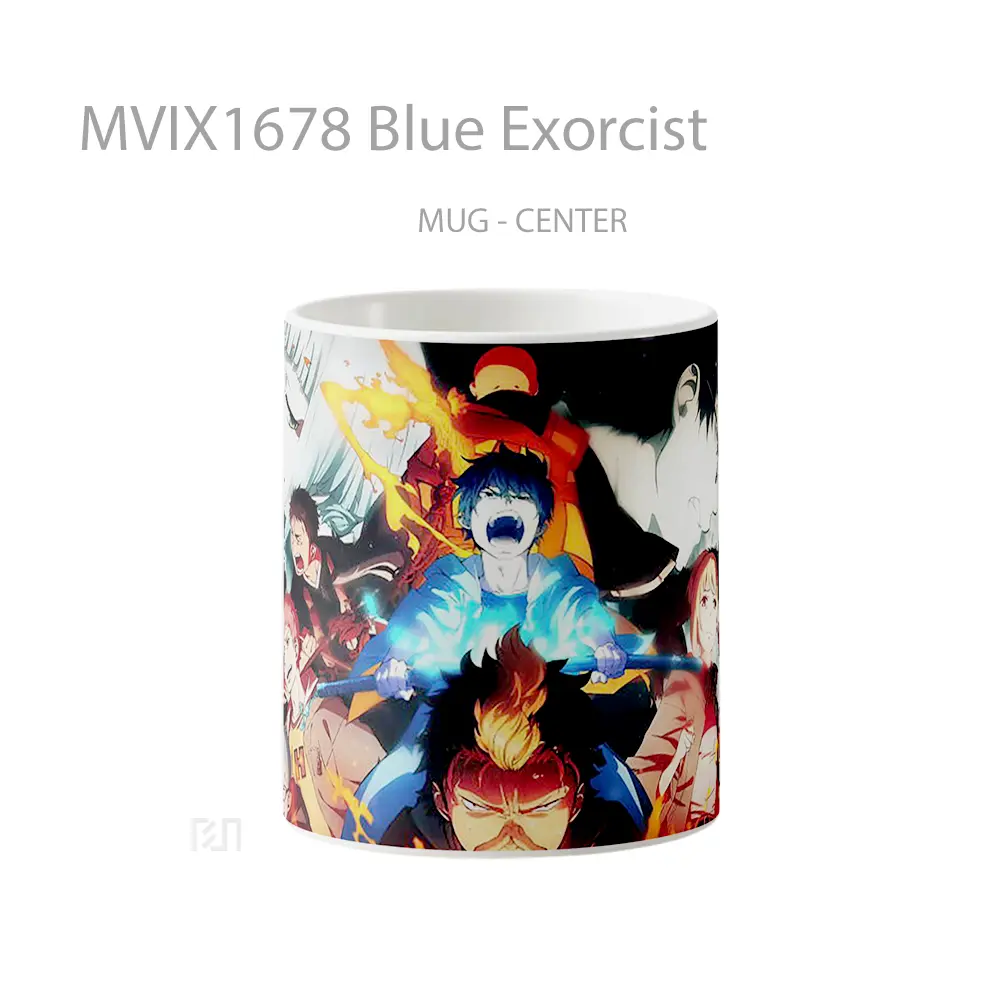 Mug Blue Exorcist Full Wrap Lanscape