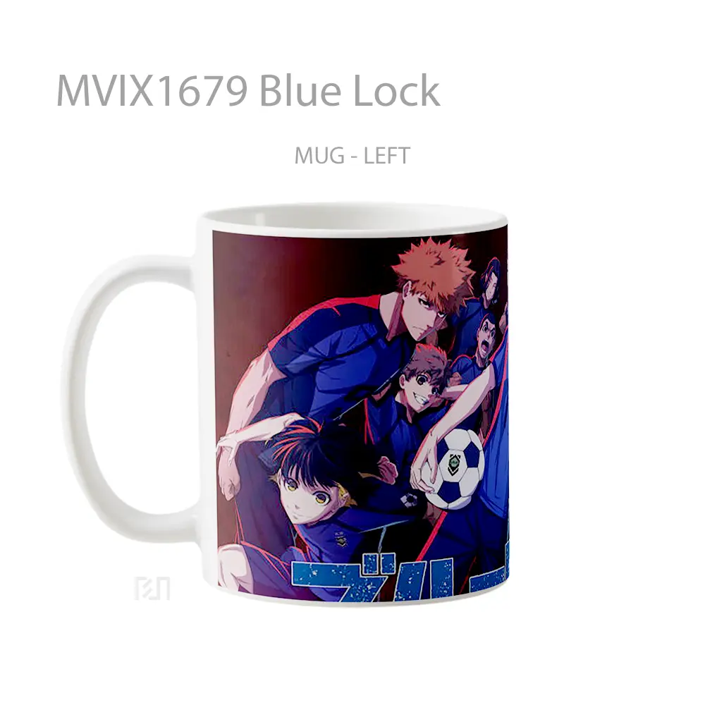 Mug Blue Lock Full Wrap Lanscape - All-side / Desain