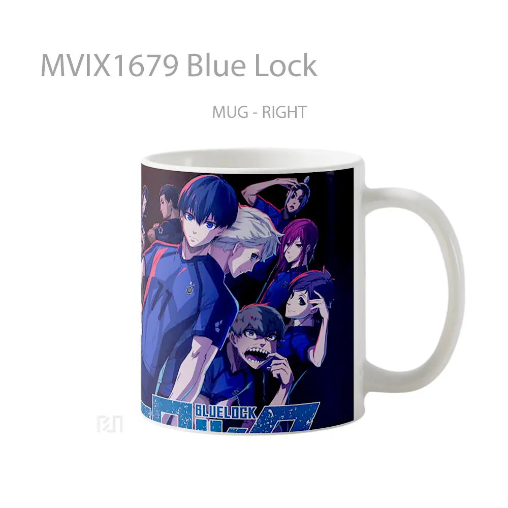 Mug Blue Lock Full Wrap Lanscape - All-side / Desain