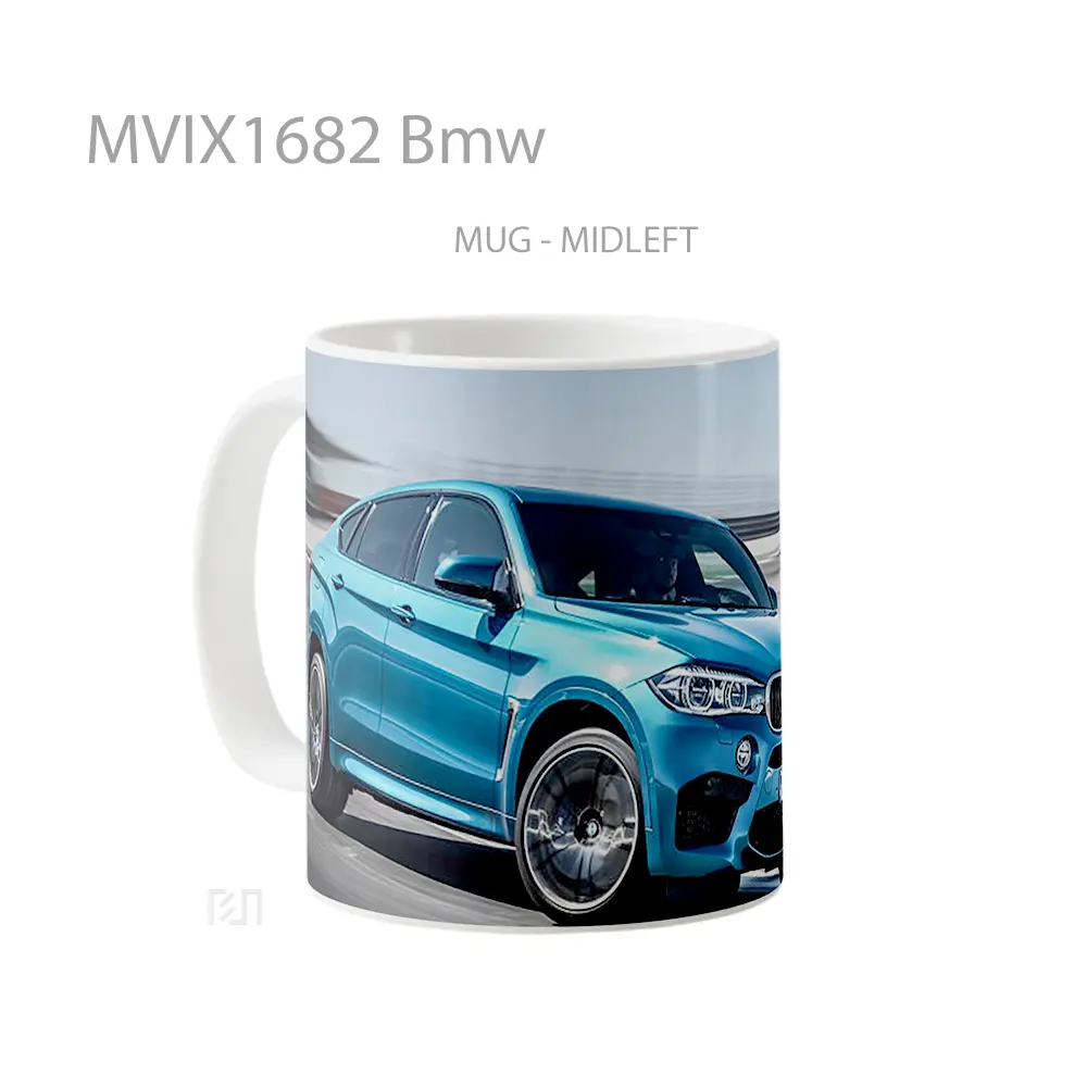 Mug Bmw Full Wrap Lanscape - All-side / Desain