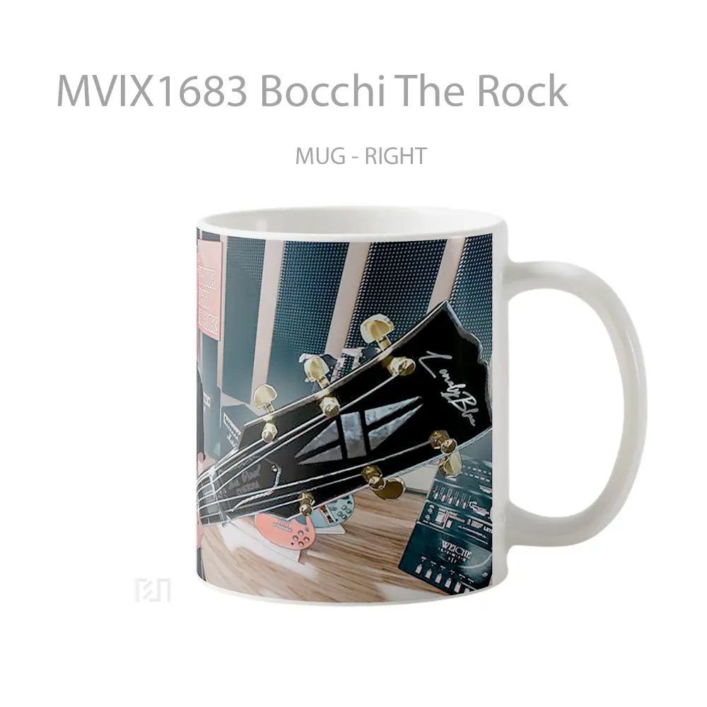 Mug Bocchi The Rock Full Wrap Lanscape - All-side / Desain
