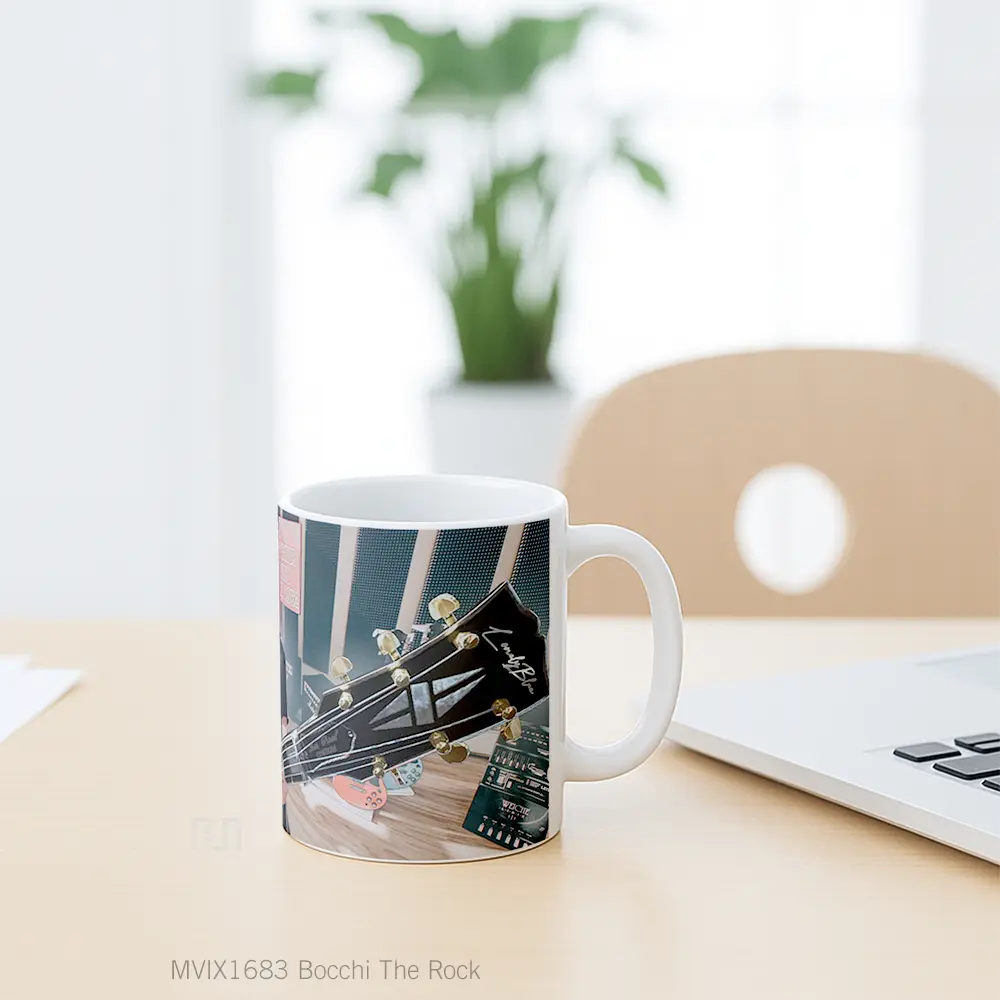 Mug Bocchi The Rock Full Wrap Lanscape - All-side / Desain