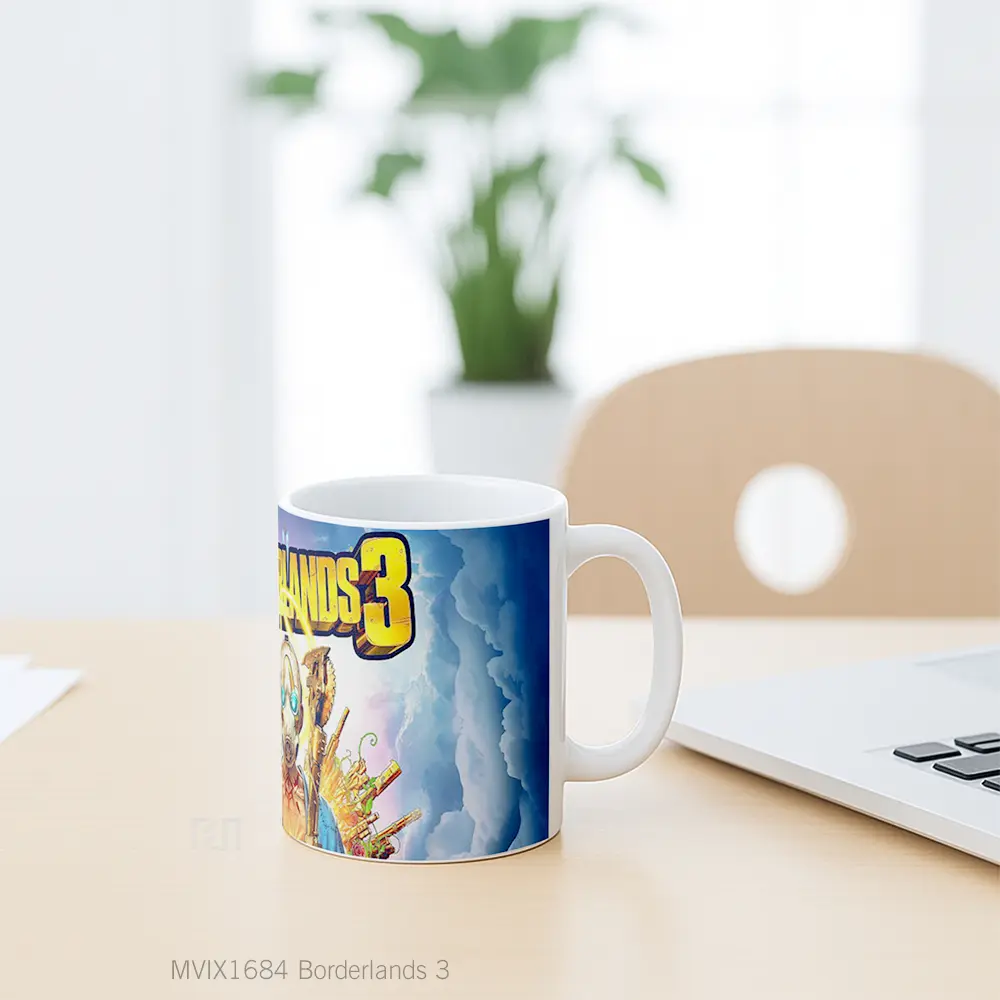 Mug Borderlands 3 Full Wrap Lanscape - All-side / Desain
