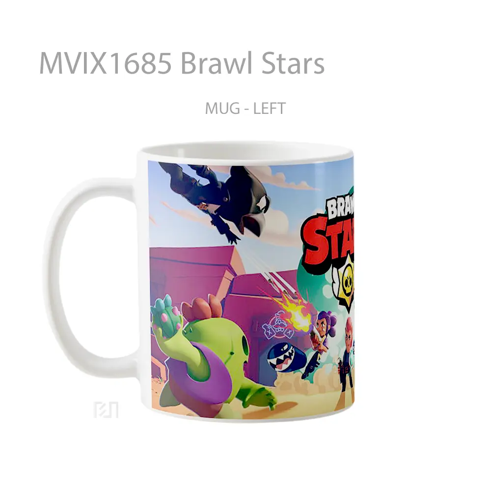 Mug Brawl Stars Full Wrap Lanscape - All-side / Desain