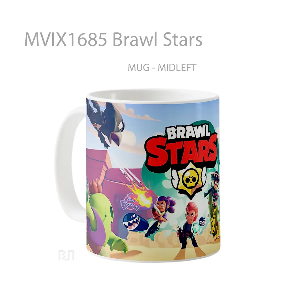 Mug Brawl Stars Full Wrap Lanscape - All-side / Desain