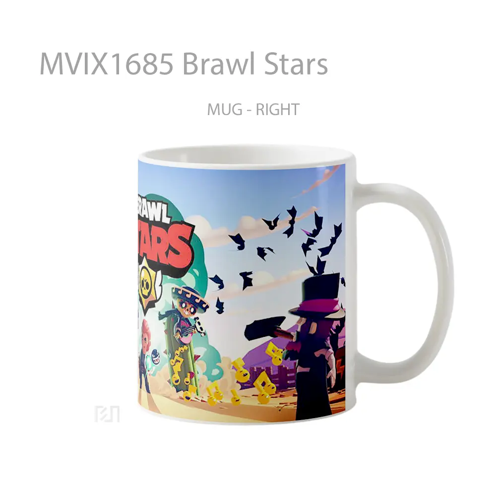 Mug Brawl Stars Full Wrap Lanscape - All-side / Desain