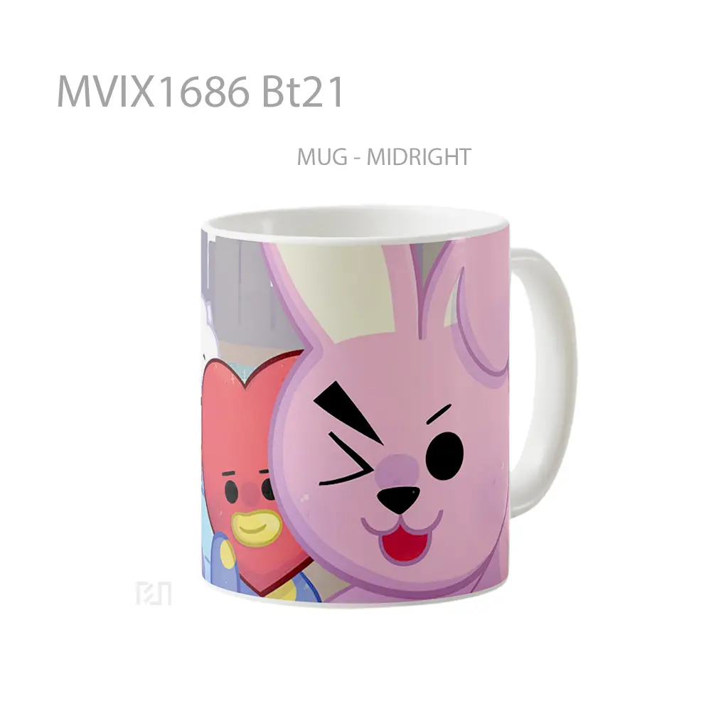 Mug Bt21 Full Wrap Lanscape - All-side / Desain