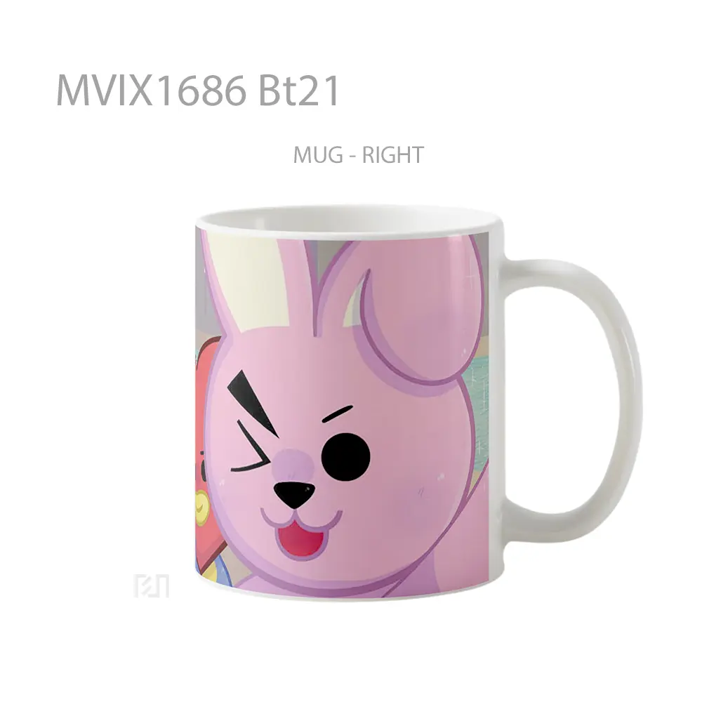 Mug Bt21 Full Wrap Lanscape - All-side / Desain