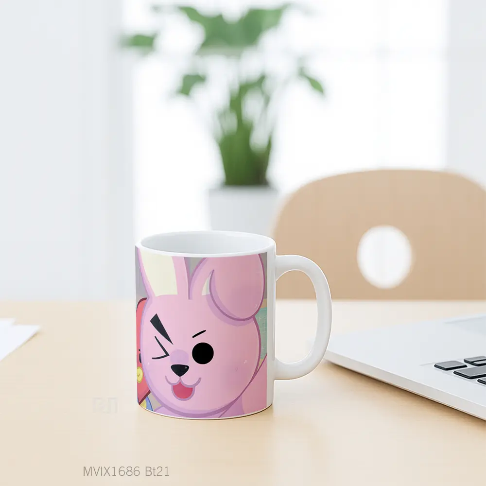 Mug Bt21 Full Wrap Lanscape - All-side / Desain