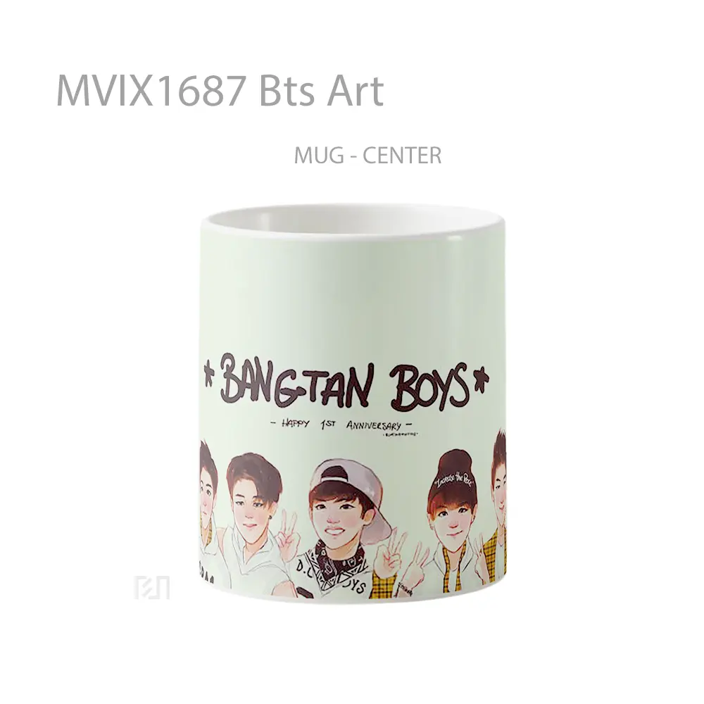 Mug Bts Art Full Wrap Lanscape