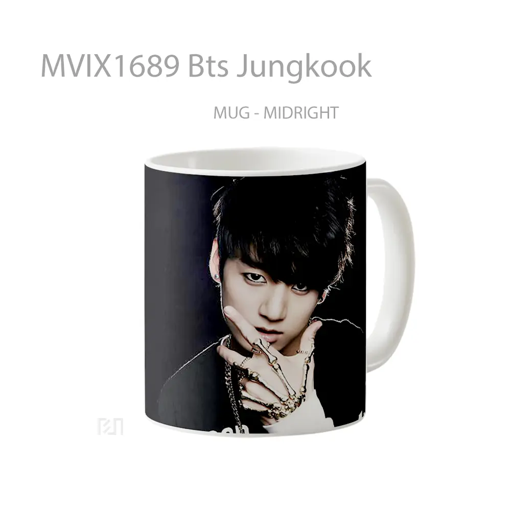 Mug Bts Jungkook Full Wrap Lanscape - All-side / Desain