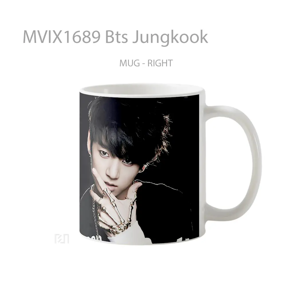 Mug Bts Jungkook Full Wrap Lanscape - All-side / Desain