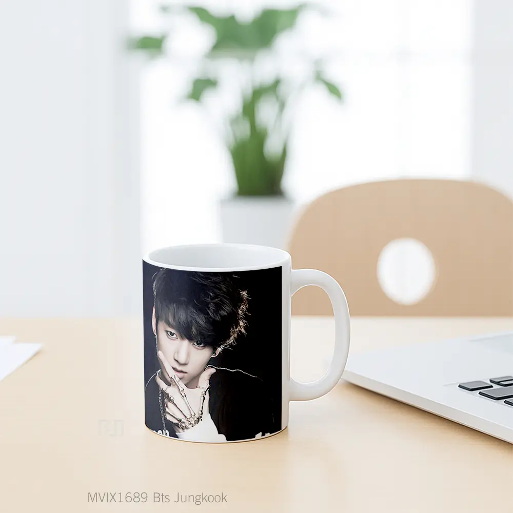 Mug Bts Jungkook Full Wrap Lanscape - All-side / Desain