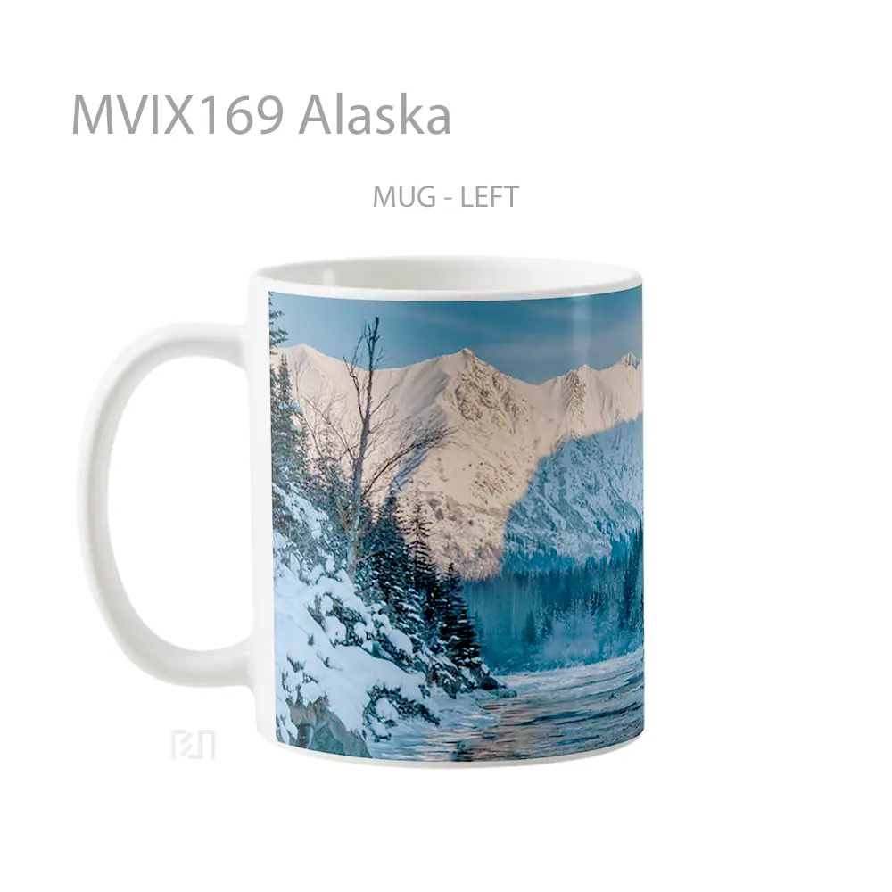 Mug Alaska Full Wrap Lanscape - All-side / Desain