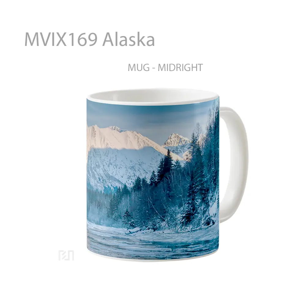 Mug Alaska Full Wrap Lanscape - All-side / Desain