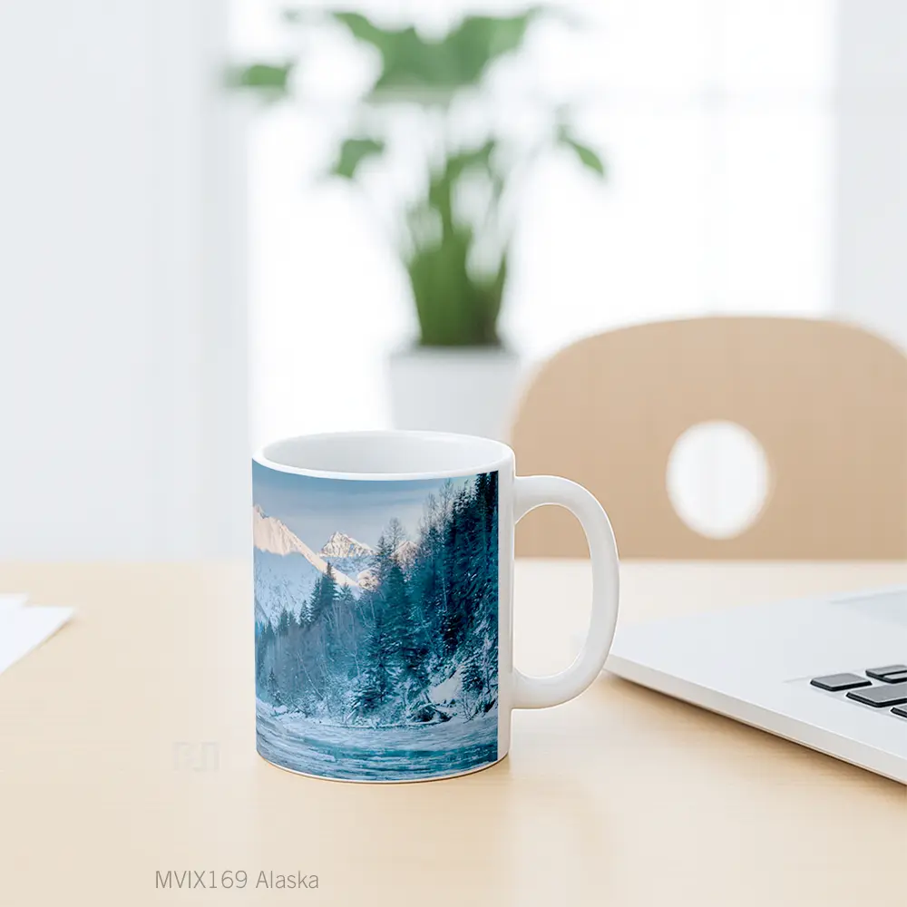 Mug Alaska Full Wrap Lanscape - All-side / Desain