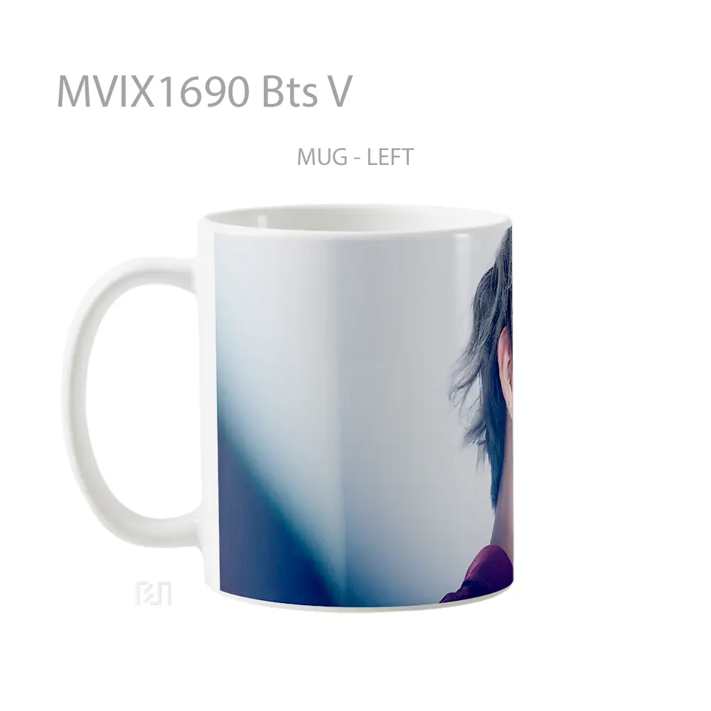 Mug Bts V Full Wrap Lanscape - All-side / Desain