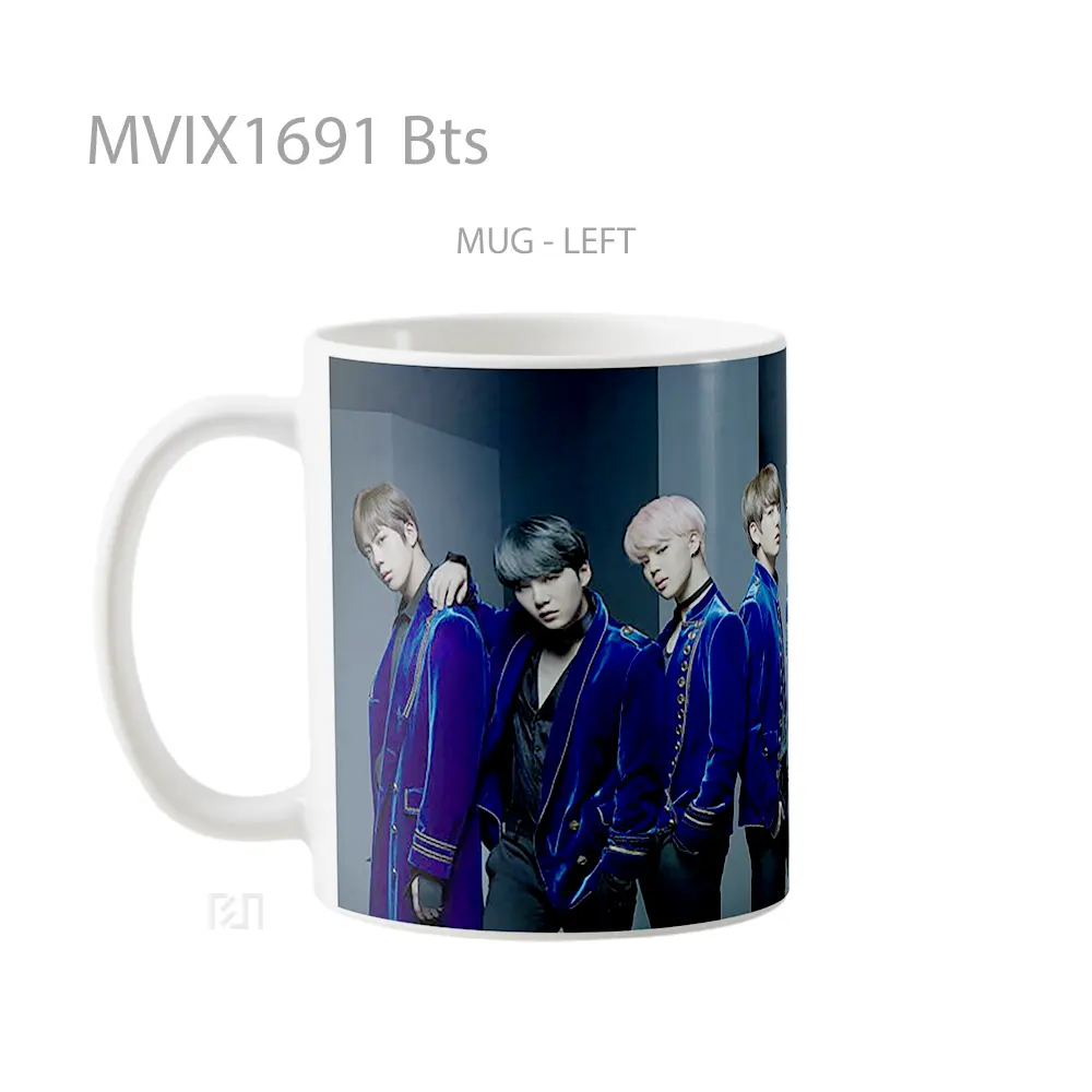 Mug Bts Full Wrap Lanscape - All-side / Desain