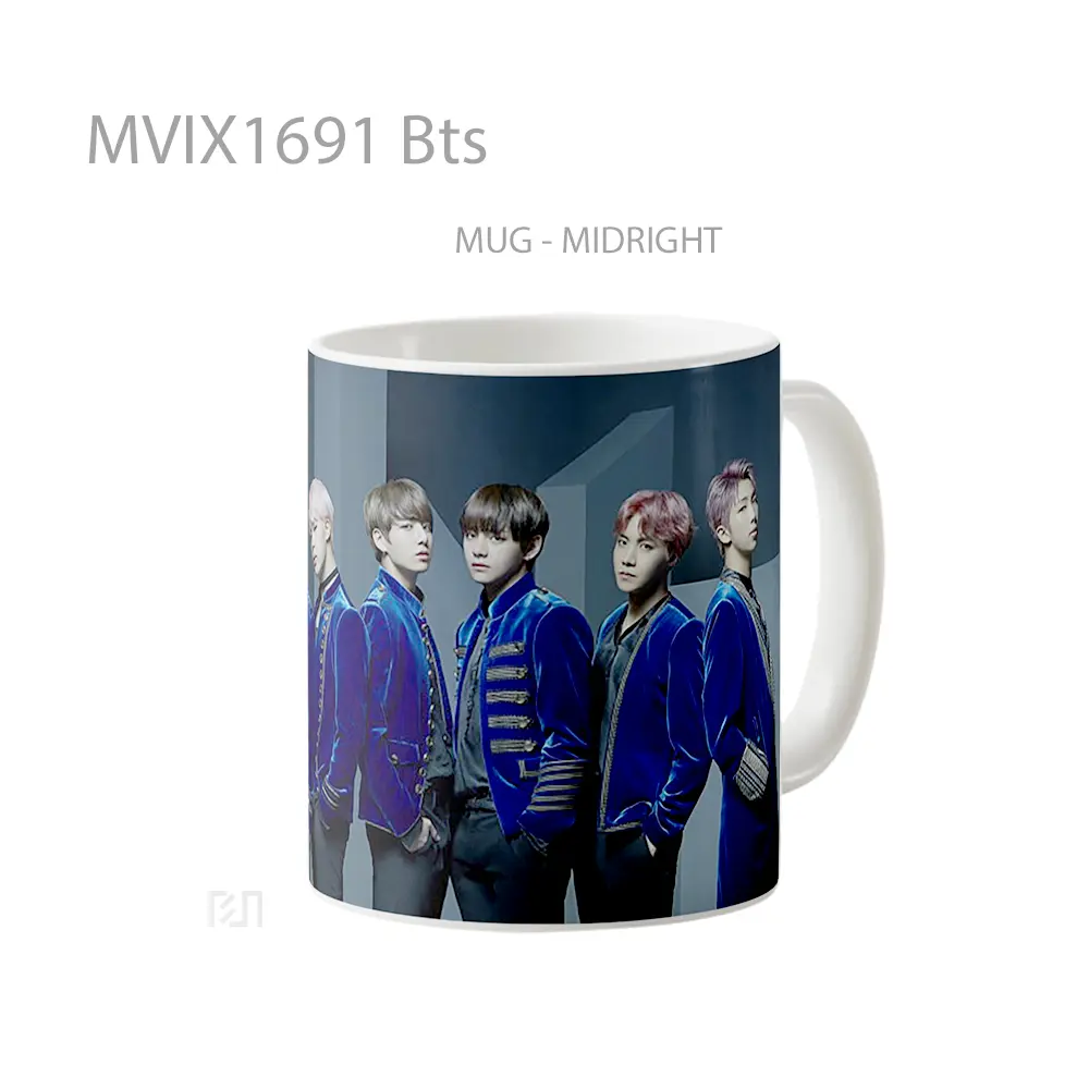 Mug Bts Full Wrap Lanscape - All-side / Desain