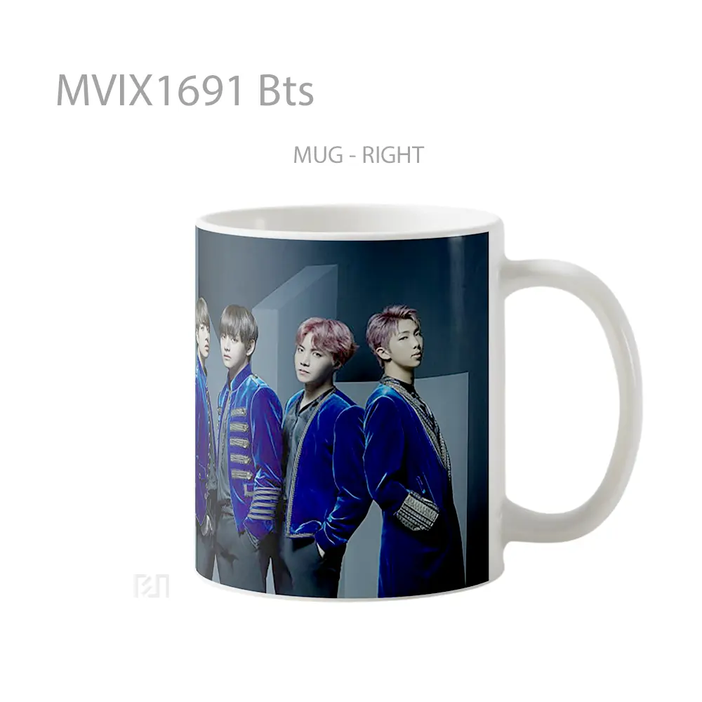 Mug Bts Full Wrap Lanscape - All-side / Desain