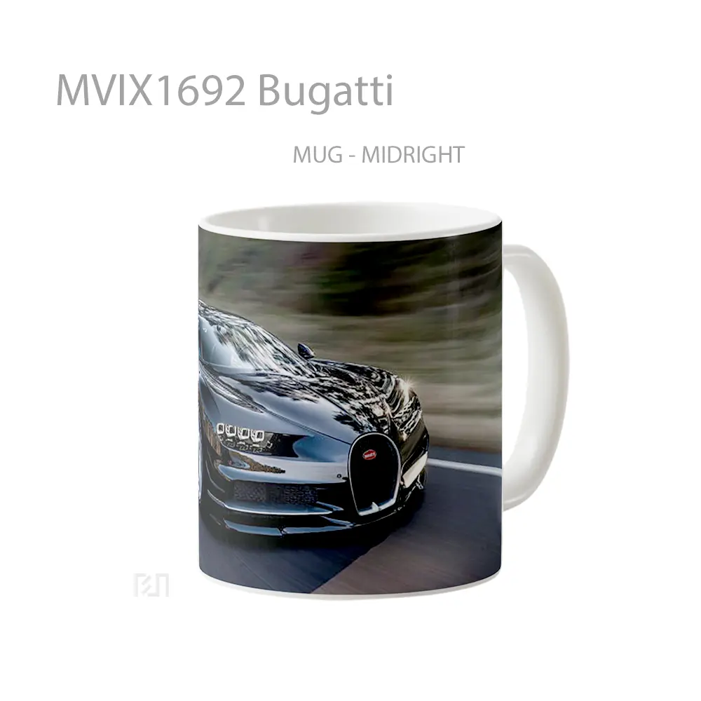 Mug Bugatti Full Wrap Lanscape - All-side / Desain