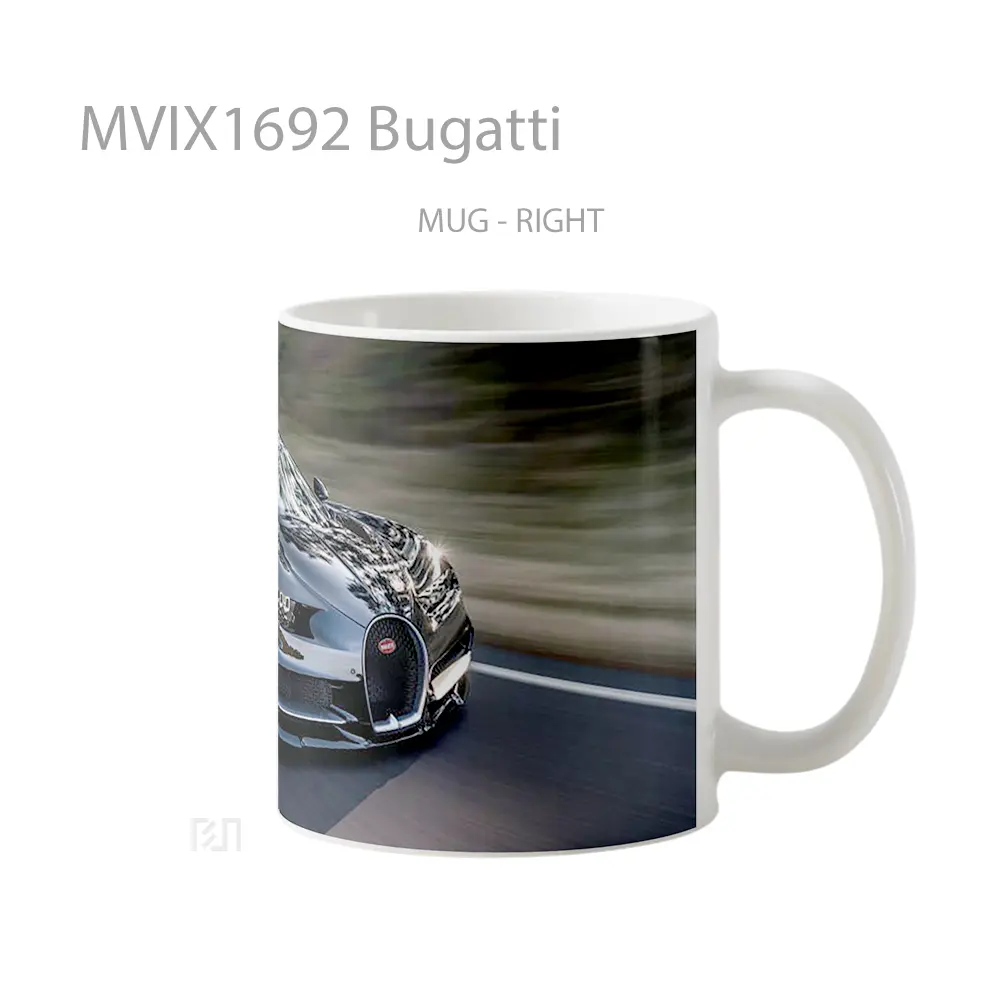 Mug Bugatti Full Wrap Lanscape - All-side / Desain