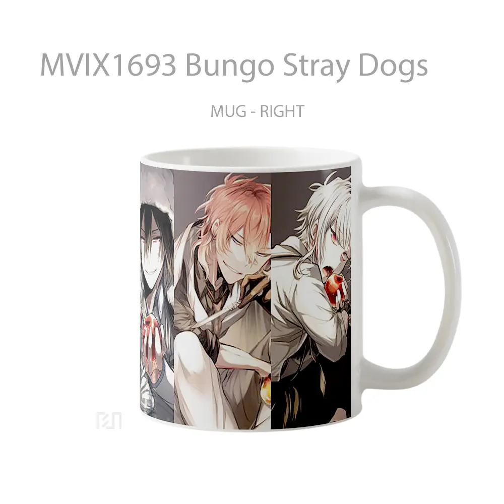 Mug Bungo Stray Dogs Full Wrap Lanscape - All-side / Desain