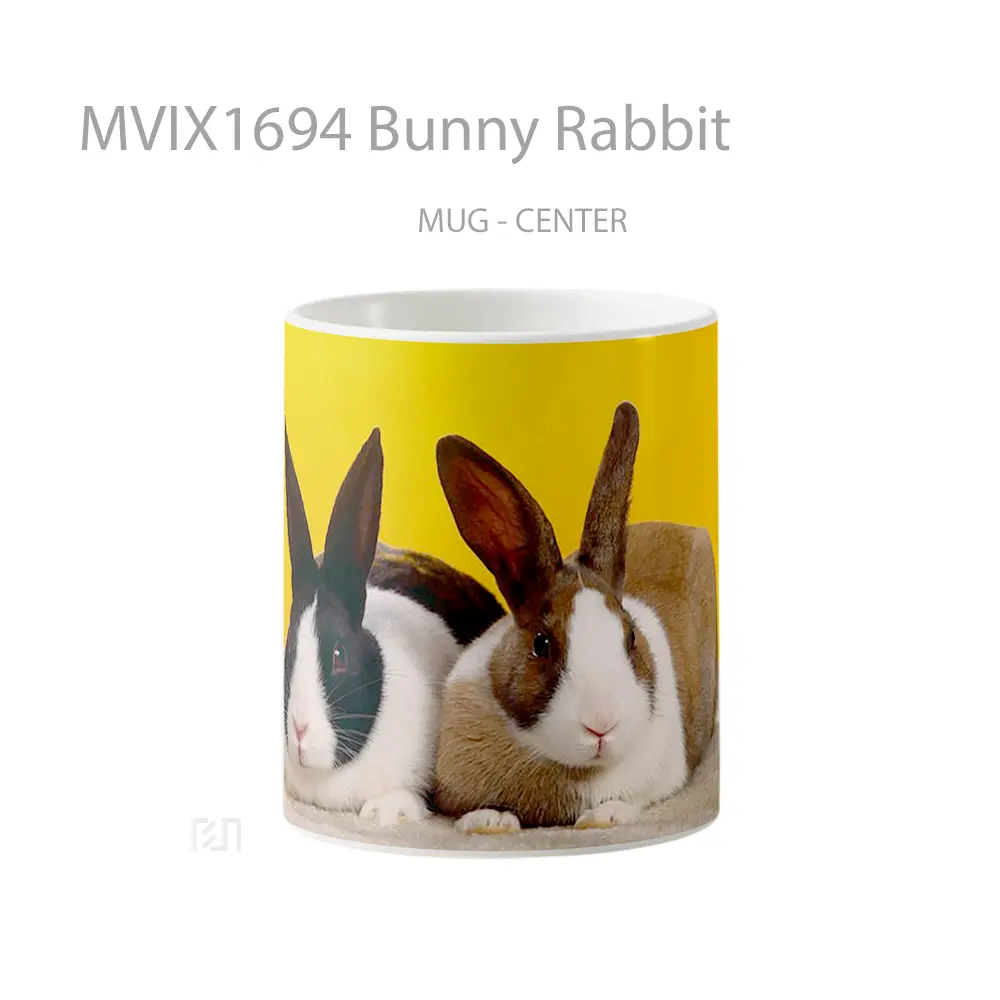 Mug Bunny Rabbit Full Wrap Lanscape