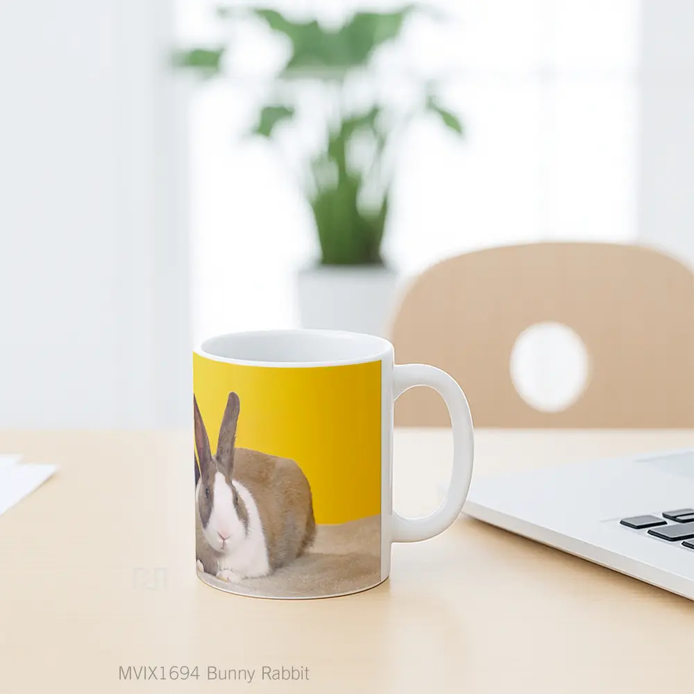 Mug Bunny Rabbit Full Wrap Lanscape - All-side / Desain