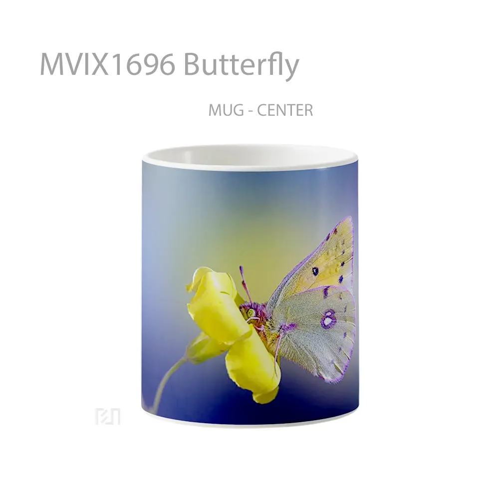 Mug Butterfly Full Wrap Lanscape